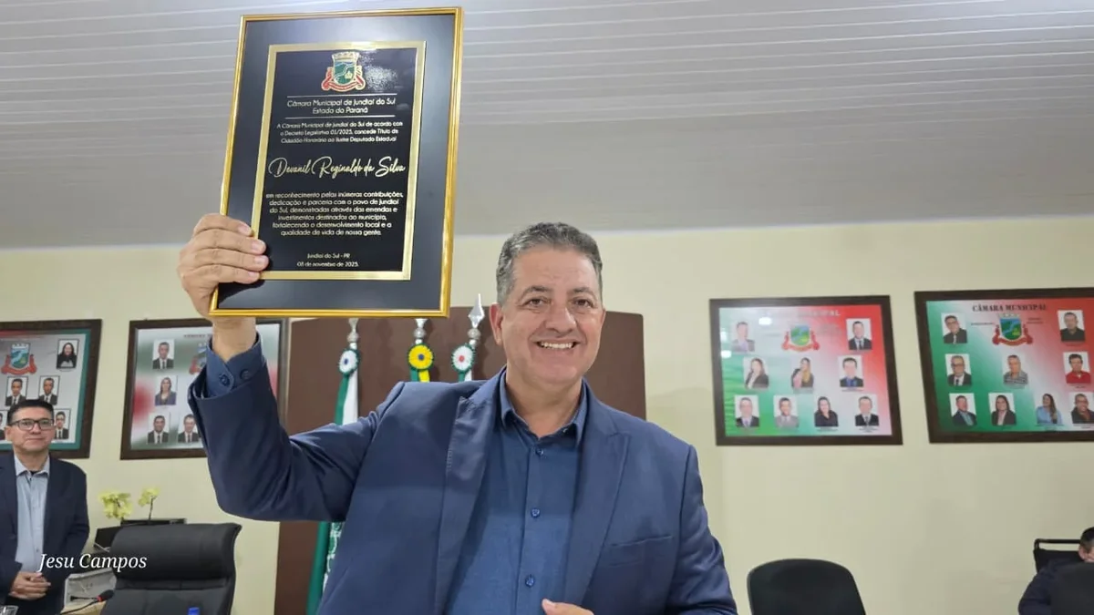 Cobra Repórter é homenageado com título de Cidadão Honorário de Jundiaí do Sul