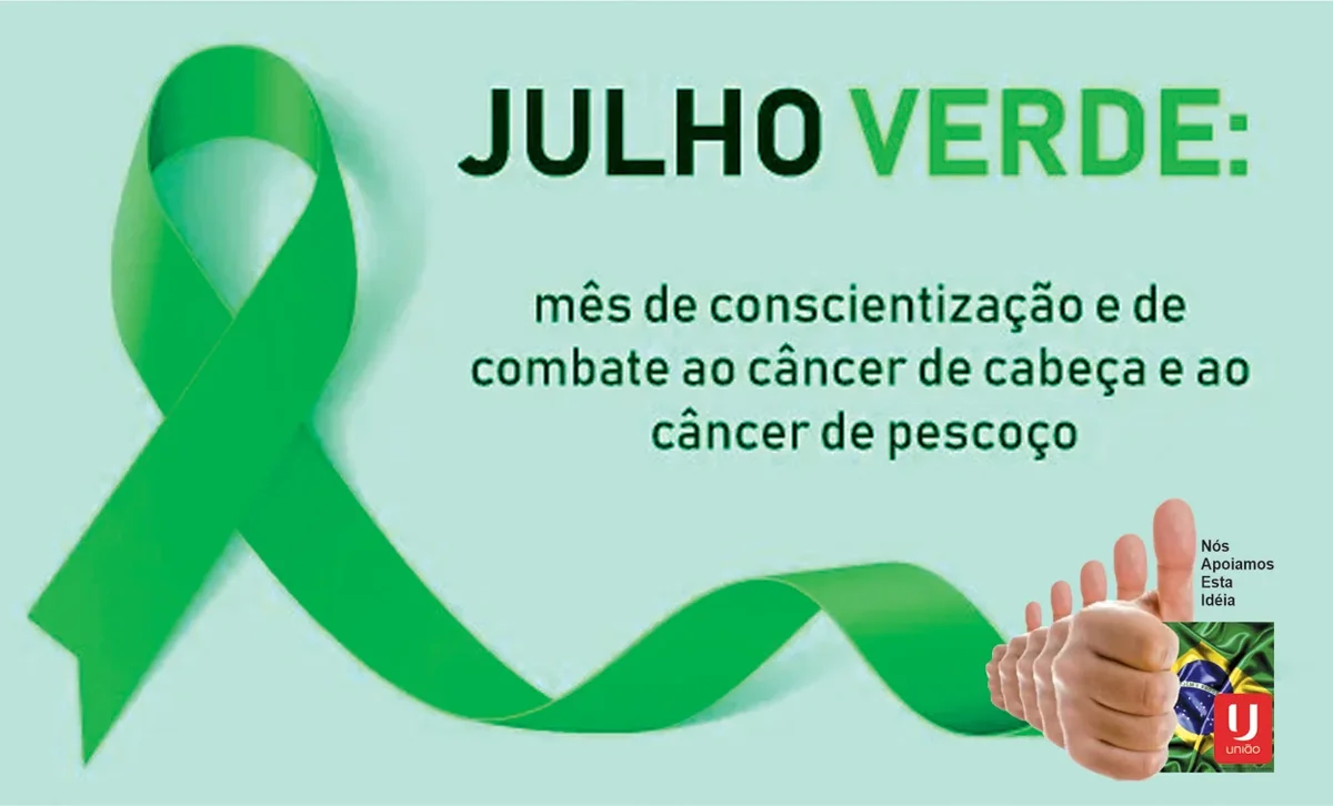 Julho Verde alerta para câncer de cabeça e pescoço e destaca importância do diagnóstico precoce