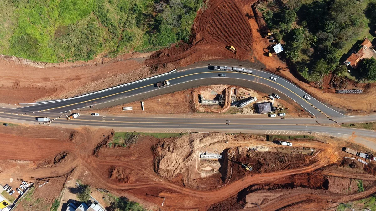 Duplicação da BR-153 avança com desvios para construção de viadutos no Norte Pioneiro