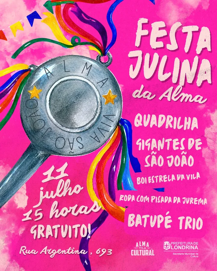 Festa Julina da Alma leva música, tradições populares e atividades gratuitas para Londrina