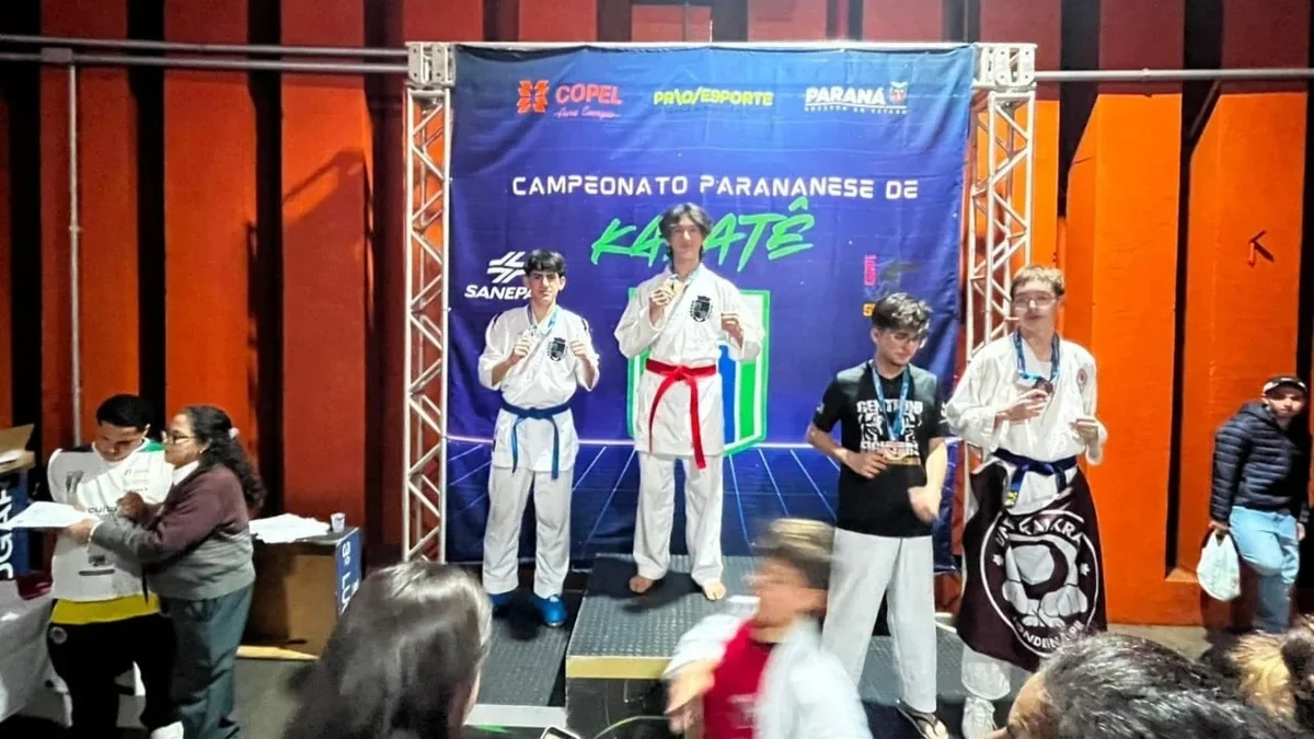 Ibiporã conquista 10 pódios na 2ª etapa do Paranaense de Karatê em Londrina