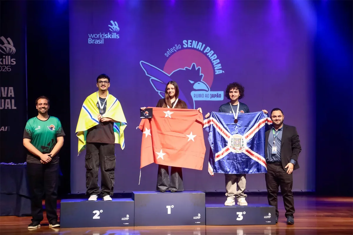 Estudantes de Londrina e Apucarana conquistam vagas na etapa nacional da WorldSkills Brasil 2027