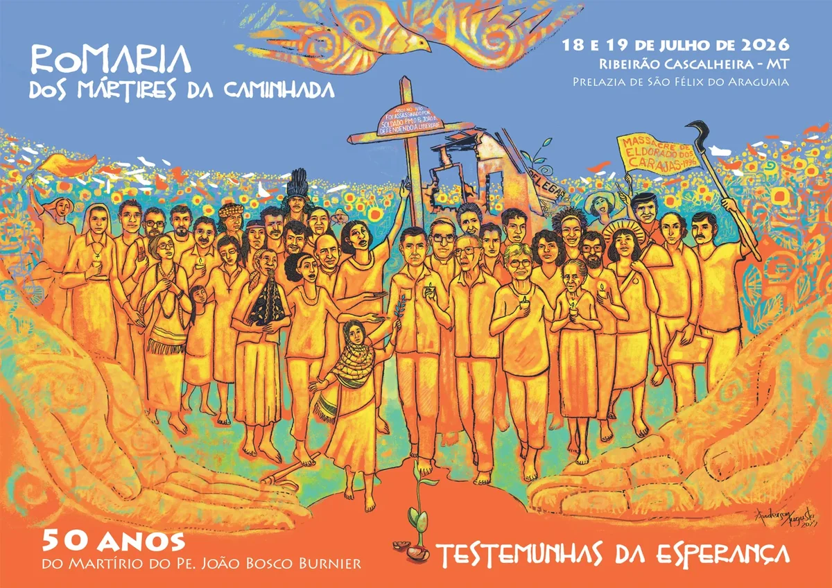 Romaria dos Mártires da Caminhada celebra 50 anos do martírio do padre João Bosco Burnier em Mato Grosso